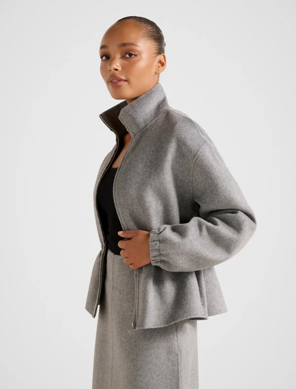 Forever New  Amara Elastic Waist Jacket for Women | Best Price UAE